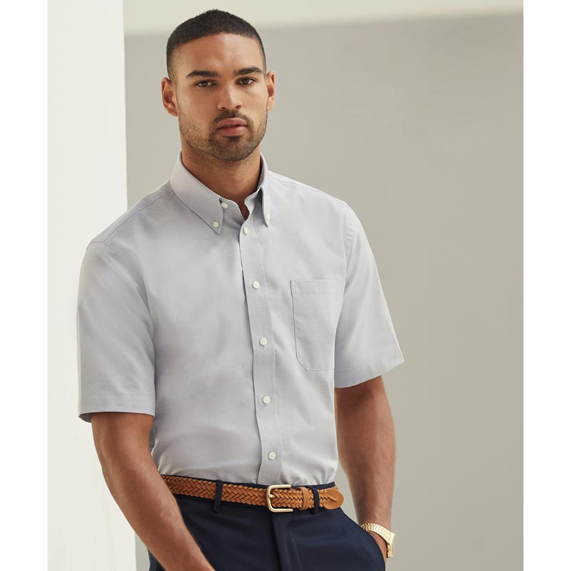 Oxford short sleeve shirt - Oxford Grey S